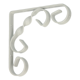 Plankendrager ornament 250×250 wit – 10 stuks